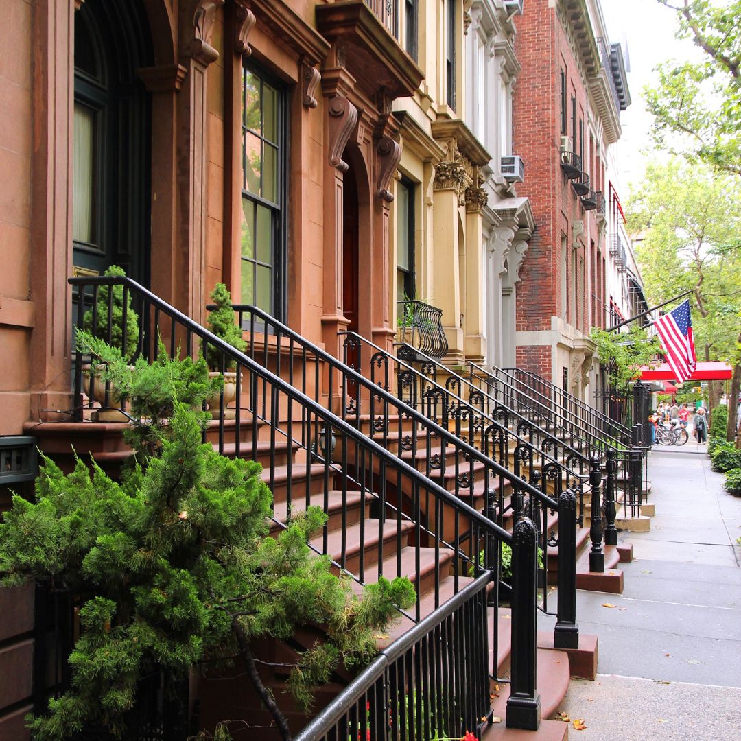 exterior of new york apartments