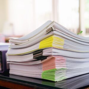 stack of documents