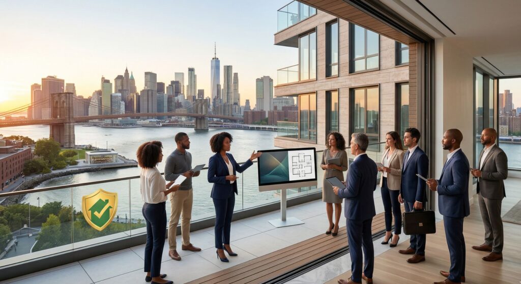 people discussing lead abatement services in NYC